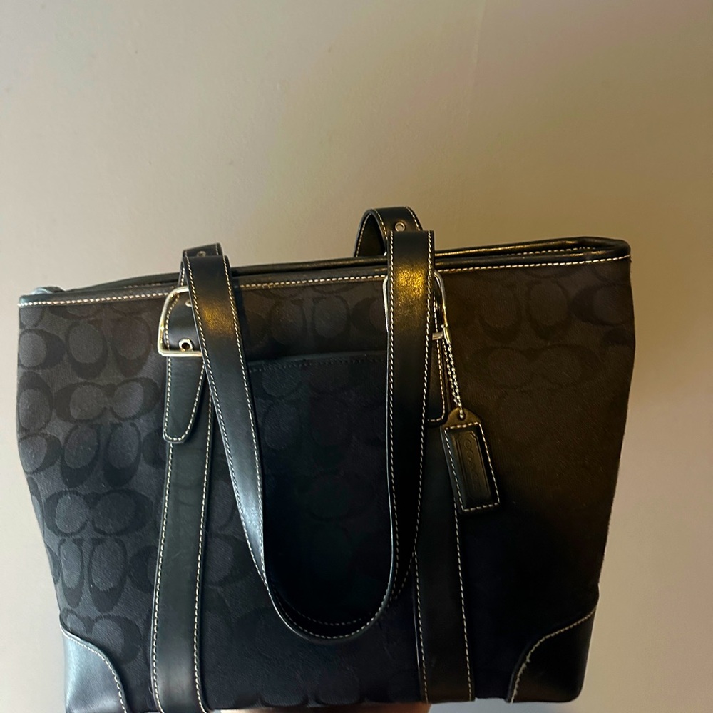 Vintage Black Coach Tote bag